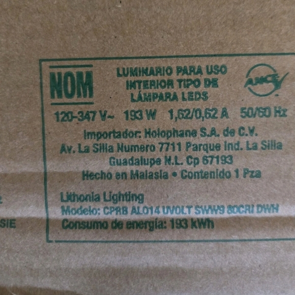 The Lithuania Lighting 15.14 LED Round High Bay Contractor Light - Picture 6 of 12